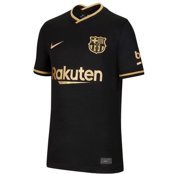 Camiseta Barcelona Replica Segunda Ropa Mujer 2020/21 Negro